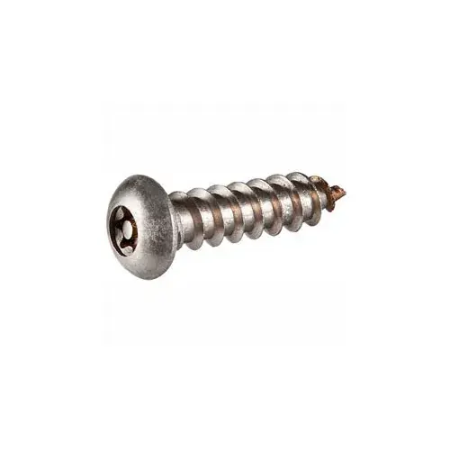 8AB x 1-1/2" Security Sheet Metal Screw - Button Torx Head - Steel - Black Oxide - USA - 100 Pk In Demand