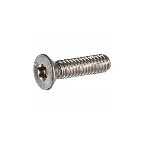 Hassle-Free Returns 1/4-20 x 3/4" Security Machine Screw - Flat Torx Head - Alloy Steel - Black Oxide - FT - 100 Pk