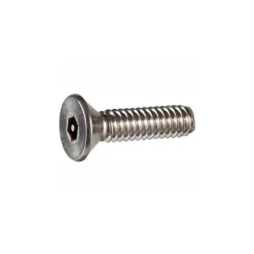 6-32 x 1" Security Machine Screw - Flat Hex Socket Head - 302HQ/18-8 Stainless Steel - FT - 100 Pk Budget