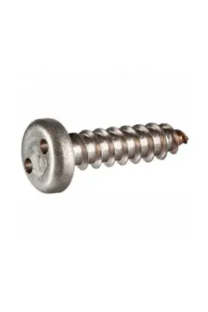 8AB x 1" Security Sheet Metal Screw - Pan Spanner Head - 18-8 Stainless Steel - FT - USA - 100 Pk Sale