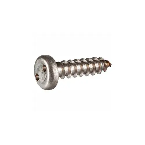 8AB x 1" Security Sheet Metal Screw - Pan Spanner Head - 18-8 Stainless Steel - FT - USA - 100 Pk Sale