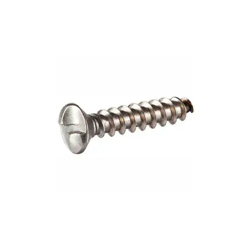 10 x 2" Security Sheet Metal Screw - Oval One-Way Head - 18-8 Stainless Steel - FT - USA - 100 Pk While Supplies Last