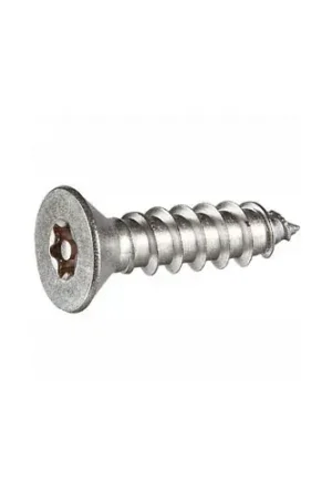 Top Rated 8AB x 1-1/4" Security Sheet Metal Screw - Flat Torx Head - Steel - Black Oxide - FT - USA - 100 Pk