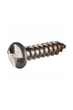 Same Day Shipping 10 x 1" Security Sheet Metal Screw - Round One-Way Head - 18-8 Stainless Steel - FT - USA - 100 Pk