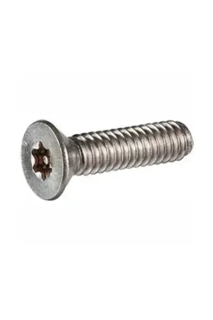 6-32 x 3/4" Security Machine Screw - Flat Torx Head - 302HQ Stainless Steel - FT - UNC - 100 Pk Next Day Delivery