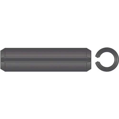 One Day Deal 7/16" x 1-1/2" Spring Pin - High Carbon Steel - Plain - ASME B18.8.2 - Made In USA - Pkg Qty 25