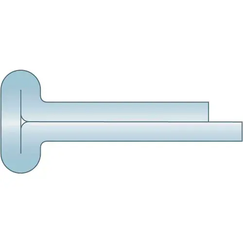 Popular 1/4" x 1-1/4" T-Head Cotter Pin - Carbon Steel - Zinc Clear - Made In USA - Pkg Qty 25