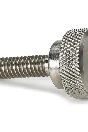 Save Now Precision Thumb Screw w/ Shoulder - M5 x 0.8 - 16mm Thread - 11.1mm Head Dia. - Stainless - Pkg of 5