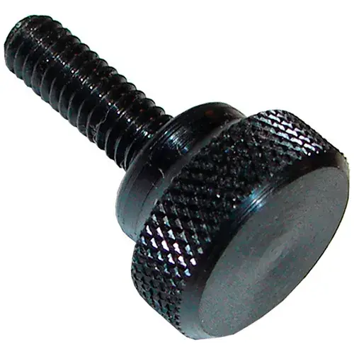 Professional Grade Precision Thumb Screw w/ Shoulder - 4-40 - 1/4" Thread - 3/8" Head Dia. - Steel - Pkg of 5
