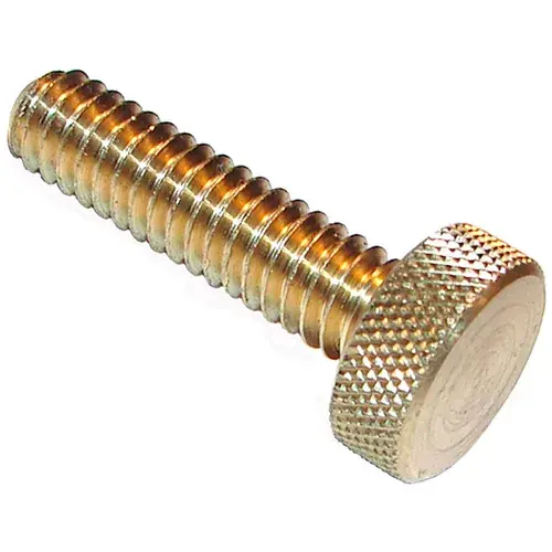 Precision Brass Thumb Screw - 8-32 - 3/8" Thread - 3/8" Head Dia. - 3/16" Head H - Pkg of 10 Final Sale