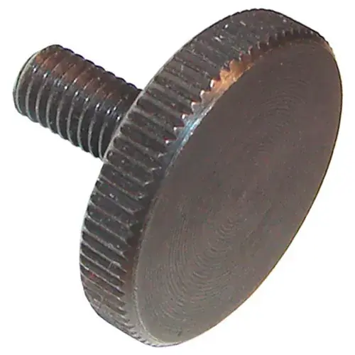 Place Order Large Head Thumb Screw - M6 x 1.0 - 40mm Thread - 24mm Head Dia. - 5mm Head H - Steel - Pkg of 5