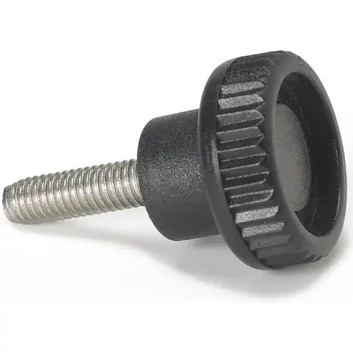 Limited Offer Plastic Head Thumb Screw - M6 x 1.0 - 30mm Thread - 25mm Head Dia. - 16.5mm Head H - Pkg of 5