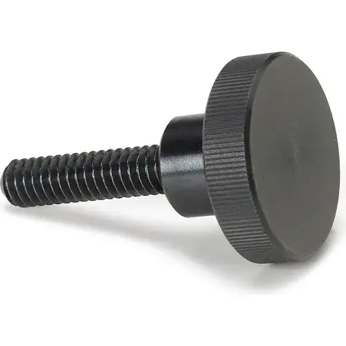 Knurled Thumb Screw w/ Shoulder - M6 x 1.0 - 16mm Thread - 24mm Head Dia. - 16mm Head H - Pkg of 5 Instant Buy