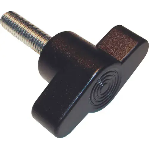 Plastic Head T-Knob Thumb Screw - 1/4-20 - .59" Thread - 1.38" Head Dia. - .71" Head H - Pkg of 5 Budget