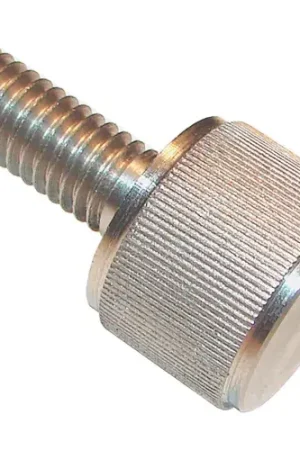 Panel Thumb Screw - 3/8-16 - 3/4" Thread - 7/8" Head Dia. - 11/16" Head H - Stainless - Pkg of 2 Special Offer