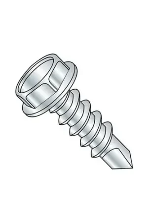 10-16 x 3/4" Proferred Self-Drilling Screw - Ind. Hex Washer Unslotted Head - Zinc, Pack of 5 lbs Limited Offer