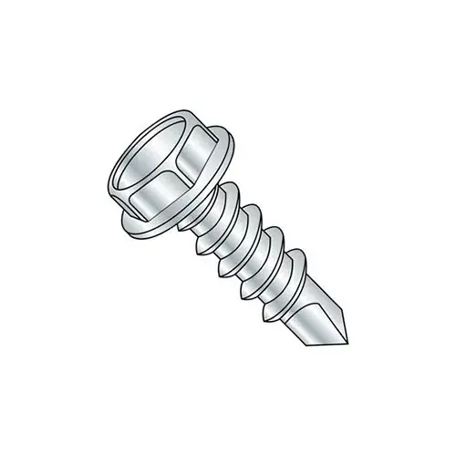10-16 x 3/4" Proferred Self-Drilling Screw - Ind. Hex Washer Unslotted Head - Zinc, Pack of 5 lbs Limited Offer