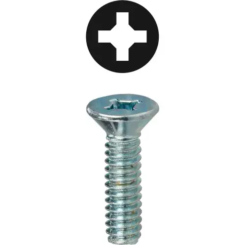 Genuine L.H.Dottie® Phillips & Square Flat Head Machine Screw, 1/4"-20 x 1-1/4", 100 Pack