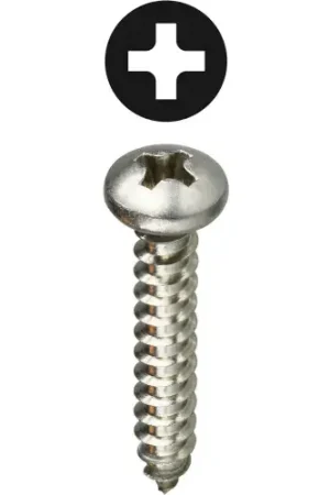 Low Price L.H.Dottie® Sheet Metal Screw, Phillips Pan Head, Steel, 6 x 1-1/4", 100 Pack