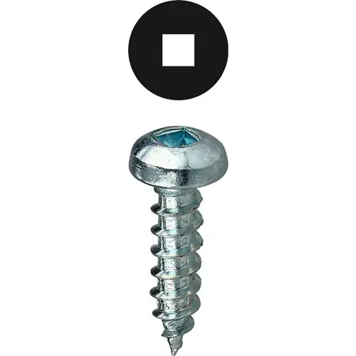 Deal L.H.Dottie® Sheet Metal Screw Kit, Square Drive Pan Head, Steel, 10, Assorted
