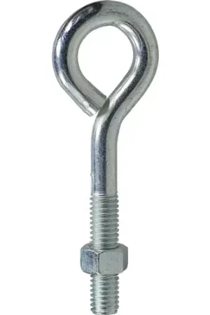 Budget L.H.Dottie® Eye Bolt w/ Hex Nut, 3/8"-16 x 6", 50 Pack