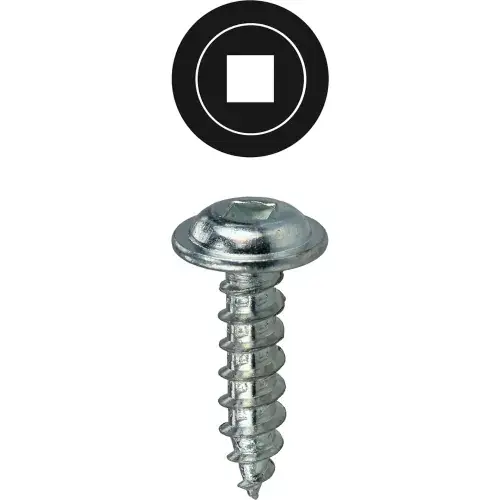 L.H.Dottie® K-Lath Metal Piercing Screw, Square Drive, Wafer Head, 8 x 1-1/4", 100 Pack Buy Online