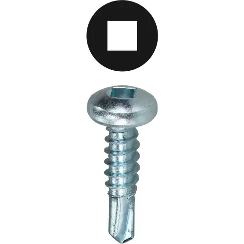 Hot Deal L.H.Dottie® Self Drilling Screw Kit, Square Drive Pan Head, Carbon Steel, 10, Assorted