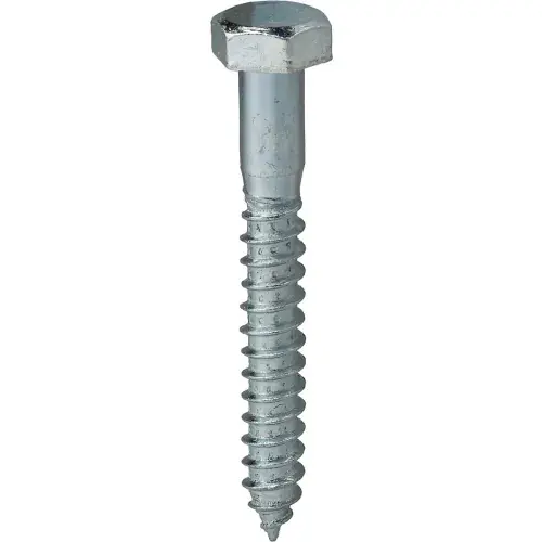 L.H.Dottie® Hex Head Lag Screw, Carbon Steel, 1/4" x 2-1/2", 100 Pack Sale