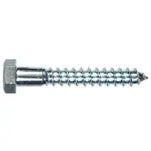 5/8" X 5-1/2" Hex Head Lag Screws Steel Zinc Plated (5 / Pkg.) Authentic