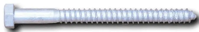 1/2" X 10" Hex Head Lag Screws Steel Hot Dipped Galvanized (25 / Pkg.) Premium