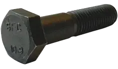 Trending M12-1.75 X 40mm Hex Head Cap Screws Class 10.9 Steel Plain Partially Threaded (200 / Pkg.)