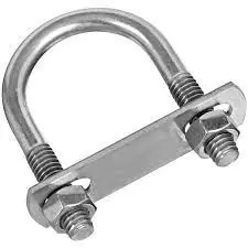 Instant Buy 3/8"-16 X 2" X 2-5/8" U Bolts With Two Nuts and Plate 18/8 Stainless Steel (20 / Pkg.)