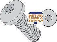 Hot Deal 8-32 X 1/4" Machine Screws Pan Head Six Lobe Drive 18/8 Stainless Steel (5000/Pkg.)