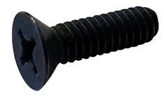 Hassle-Free Returns 1/4"-20 X 1" Machine Screws 82 Degree Flat Head Phillips Drive 18/8 Stainless Steel Black Oxide (1000/Pkg.)