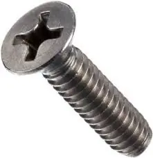 6-32 X 1/4" Machine Screws Flat Head Phillips Drive 316 Stainless Steel (300/Pkg.) Markdown