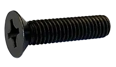 M2-0.4 X 5mm Machine Screws Flat Head Phillips Drive Steel Black Oxide (4000/Pkg.) Buy Direct