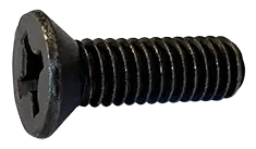 4-40 X 3/16" Machine Screws Flat Head Phillips Drive Steel Black Zinc (10000/Pkg.) Brand New
