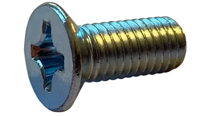 M5-0.8 X 40mm Machine Screws Flat Head Phillips Drive Steel Zinc Plated (200/Pkg.) Fan Favorite
