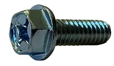 10-24 X 1" Machine Screws Indented Hex Head Phillips Drive Steel Zinc Plated (4000/Pkg.) Next Day Delivery