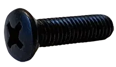 Markdown 8-32 X 3/4" Machine Screws Oval Head Phillips Drive Steel Black Oxide (9000/Pkg.)