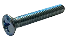 Grab Now 8-32 X 5/8" Machine Screws Oval Head Phillips Drive Steel Zinc Plated (100/Pkg.)