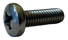M2.5-0.45 X 10mm Machine Screws Pan Head Phillips Drive 18/8 Stainless Steel Black Oxide (4000/Pkg.) One Day Deal