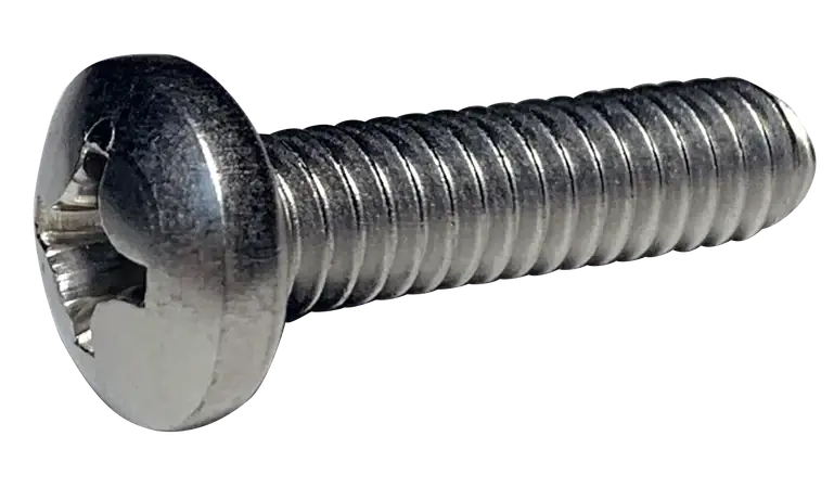 8-32 X 1/2" Machine Screws Pan Head Phillips Drive 410 Stainless Steel (5000/Pkg.) New Arrival
