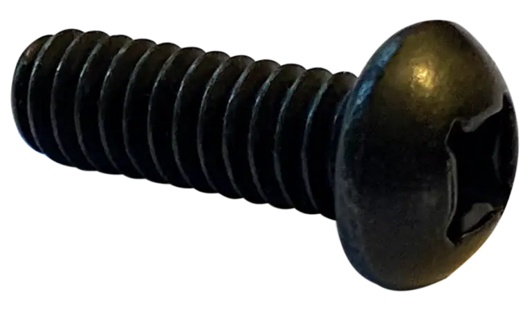 1/4"-20 X 3/4" Machine Screws Round Head Phillips Drive Steel Black Oxide (3000/Pkg.) Authentic