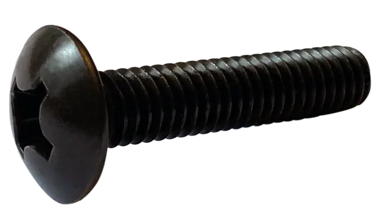 Markdown 6-32 X 1/4" Machine Screws Truss Head Phillips Drive Steel Black Zinc (10000/Pkg.)