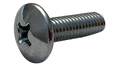 Direct From Factory 10-24 X 3/8" Machine Screws Truss Head Phillips Drive Steel Zinc Plated (8000/Pkg.)