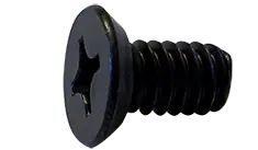 Reduced Price 8-32 X 3/16" Machine Screws Undercut Flat Head Phillips Drive 18/8 Stainless Steel Black Oxide (5000/Pkg.)