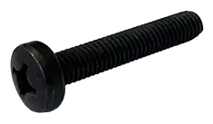 M6 X 12mm Machine Screws Pan Head Phillips Drive 18/8 Stainless Steel Black Oxide (700/Pkg.) Limited Offer