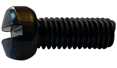 5-40 X 3/4" Machine Screws Fillister Head Slotted Drive Steel Black Oxide (10000/Pkg.) Best Price