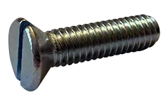 Best Price 3/8"-16 X 2-1/2" Machine Screws Flat Head Slotted Drive Steel Zinc Plated (600/Pkg.)